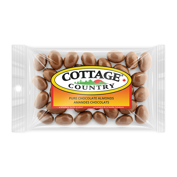 COTTAGE COUNTRY - CHOCOLATE ALMONDS 80GR