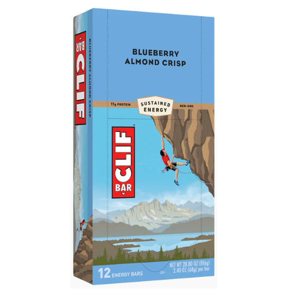 CLIF BAR - BLUEBERRY ALMOND CRISP 12x68 GR