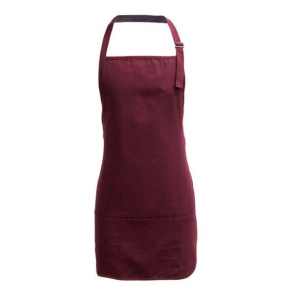 BODYGUARD - BURGUNDY APRON WITH ADJUSTABLE NECK EA