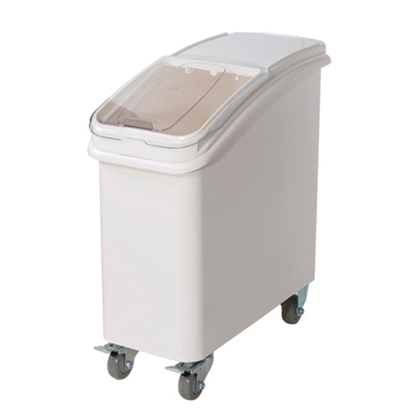 WINCO - 21GAL INGREDIENT BIN W/ BRAKE CASTER AND SCOOP SET 1EA