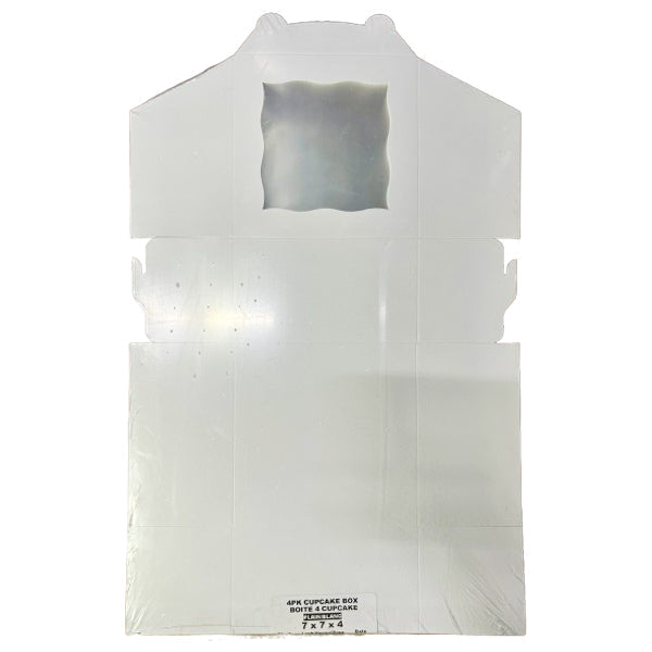 E.B. BOX - 4PK CUPCAKE 7x7x4 100EA