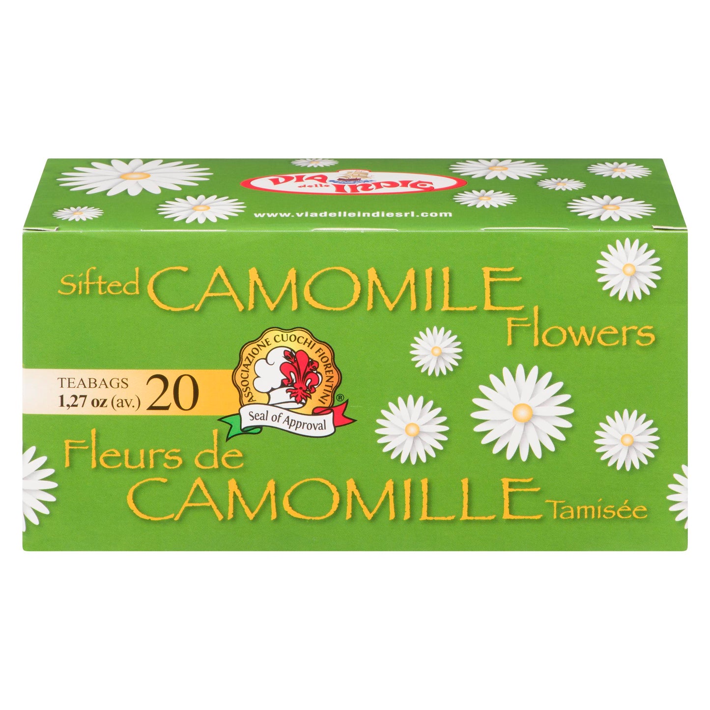 VIA DELLE INDIE - CHAMOMILE TEA 20EA