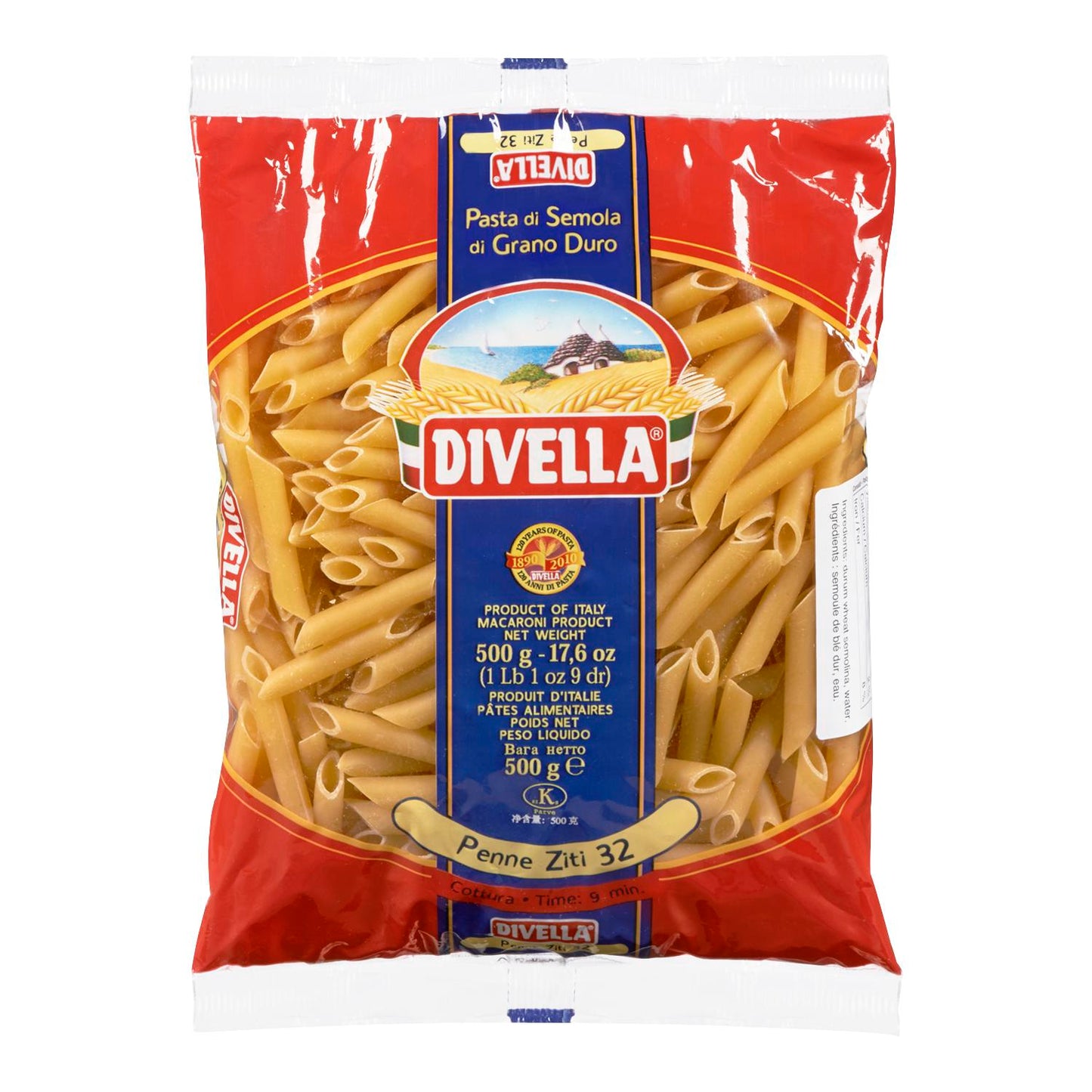 DIVELLA - PENNE ZITI#32 24x500 GR