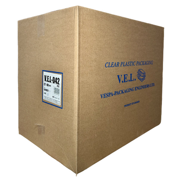 VEL - VESPA VEL-042 COMPARTMENT TART CONTAINER 400EA