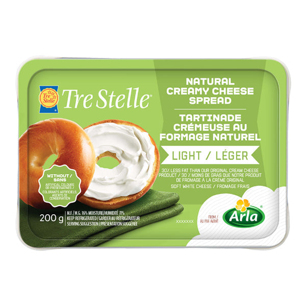 TRE STELLE - LIGHT CREAM CHEESE 10x200 GR