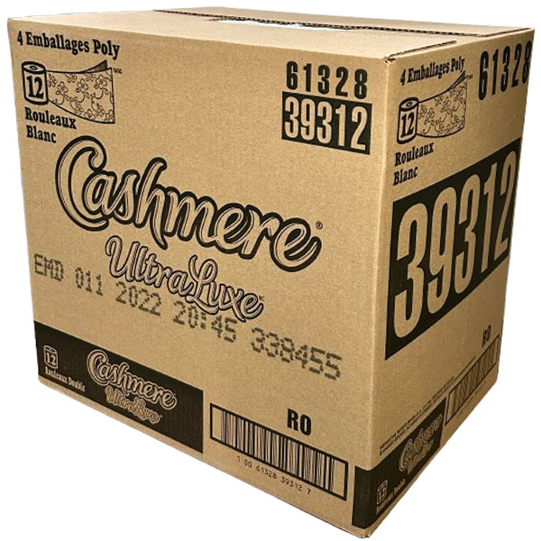 CASHMERE - BATH TISSUE DOUBLE ROLL 12=24 ULTRA LUXE 4x12 EA