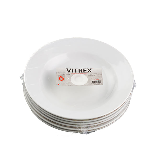 VITREX - SOUP & SALAD PLATE 24EA