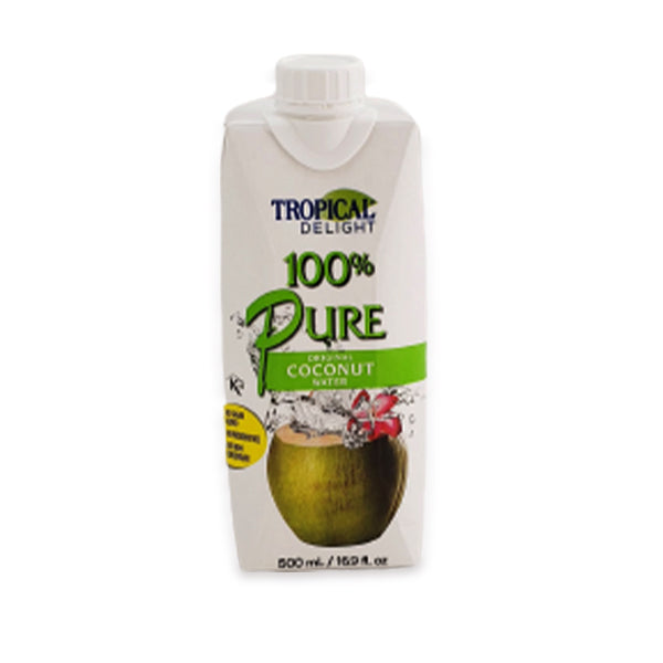 TROPICAL DELIGHT - TD PURE ORIGINAL COCONUT WATER 12x500 ML