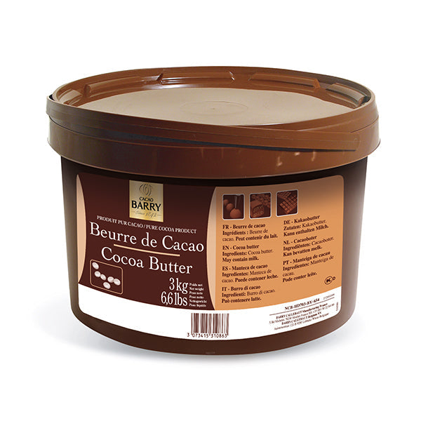CACAO BARRY - COCOA BUTTER 3KG