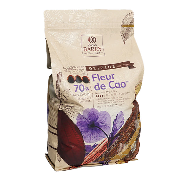 CACAO BARRY - FLEUR DE CAO SEMI SWEET PISTOLES 5KG