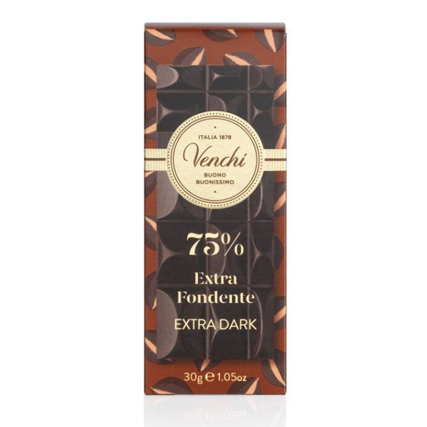 VENCHI - MINI 75% EXTRA DARK BAR 30GR
