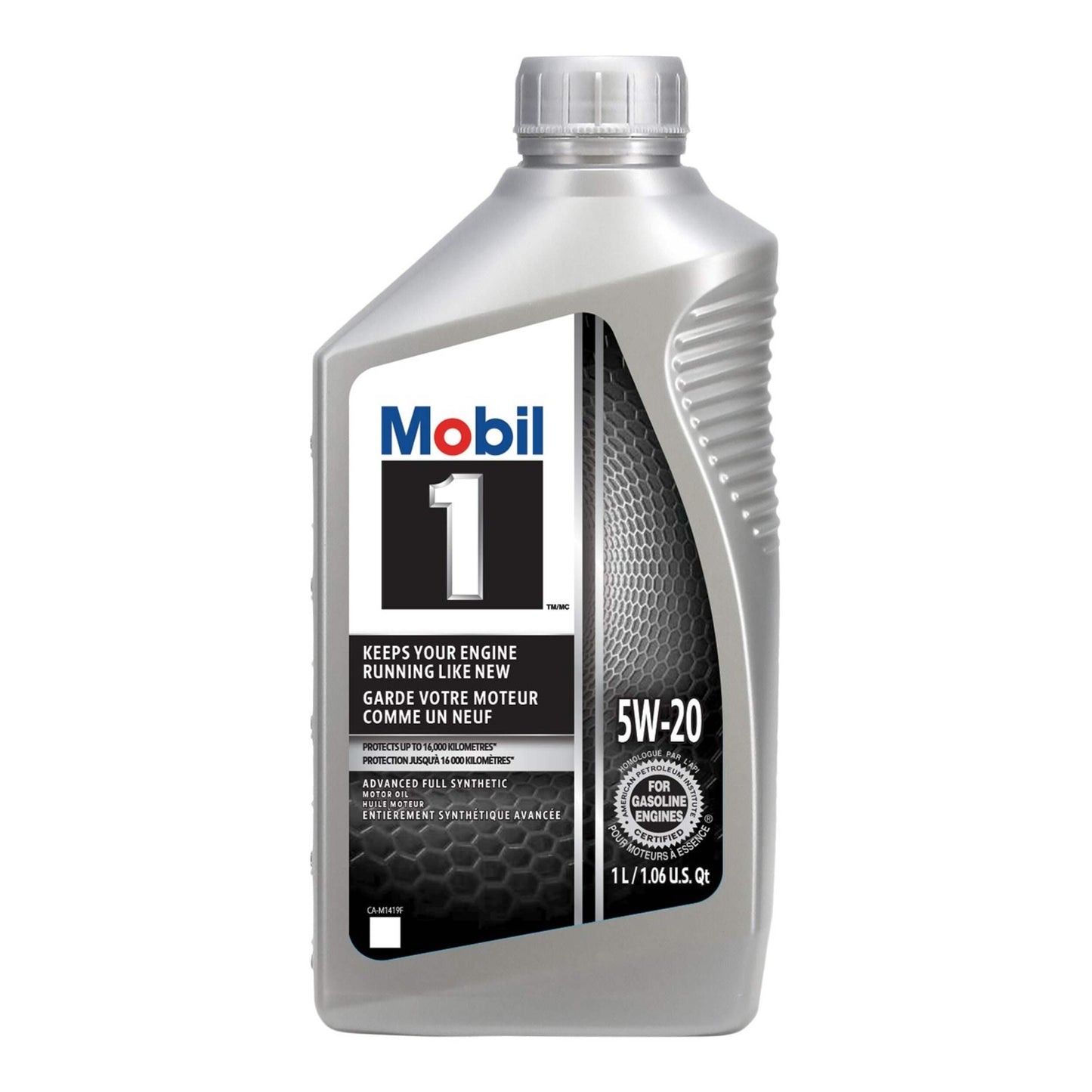 MOBIL1 - ADVANCED SYNTHETIC MOTOR OIL SAE 5W-20 6x1LT