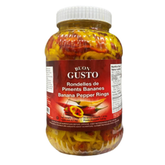 BUON GUSTO - HOT PEPPER RINGS 4LT