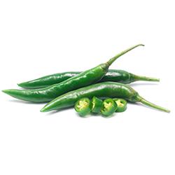 VEGETABLES - PEPPERS GREEN THAI HOT CHILLI REPACK 2 LBS
