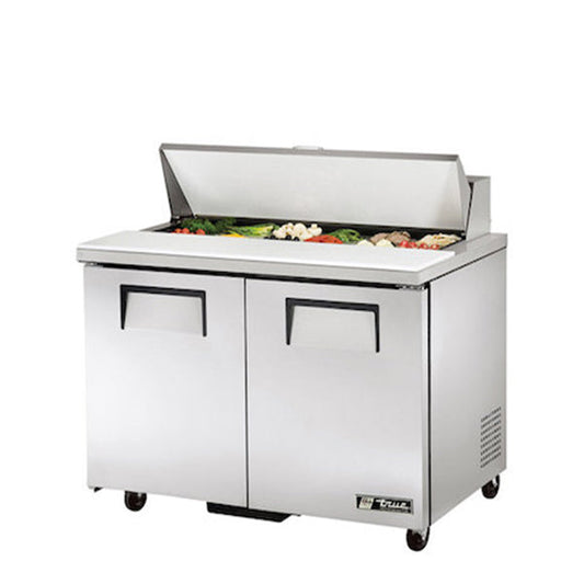 TRUE - SALAD PREP MEGATOP 48' 18 PANS 48.75x34.13x40.38IN