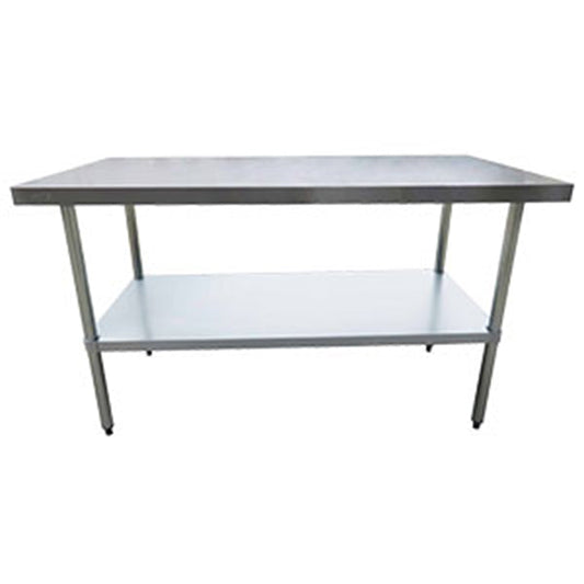 EFI - 24*72 BACKSPLASH STAINLESS WORK TABLE EA