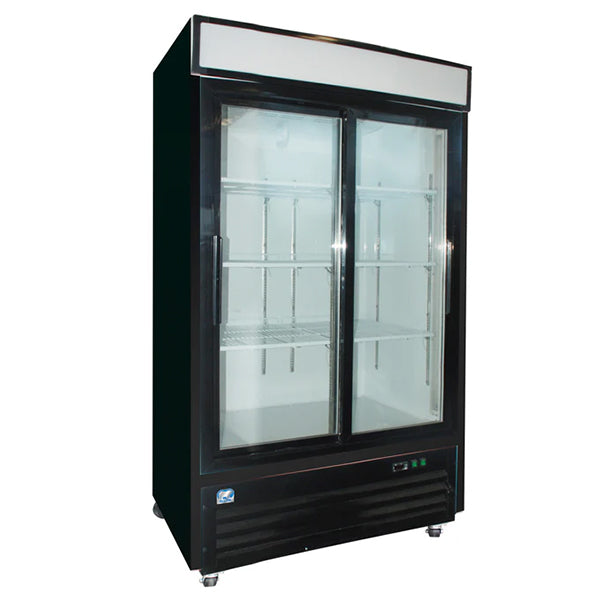 COLDZONE - 54RS-G2 54" S/S BODY GLASS DOOR REFRIGERATOR