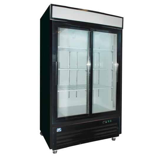 COLDZONE - 54RS-G2 54" S/S BODY GLASS DOOR REFRIGERATOR