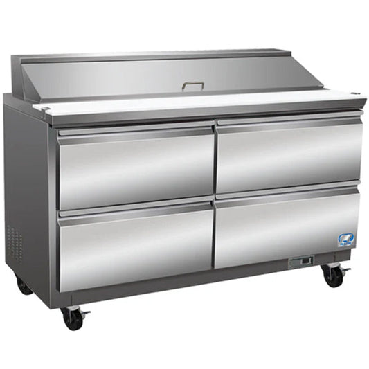 COLDZONE - 48ST-4D 48" SANDWICH PREP TABLE 4 DRAWERS