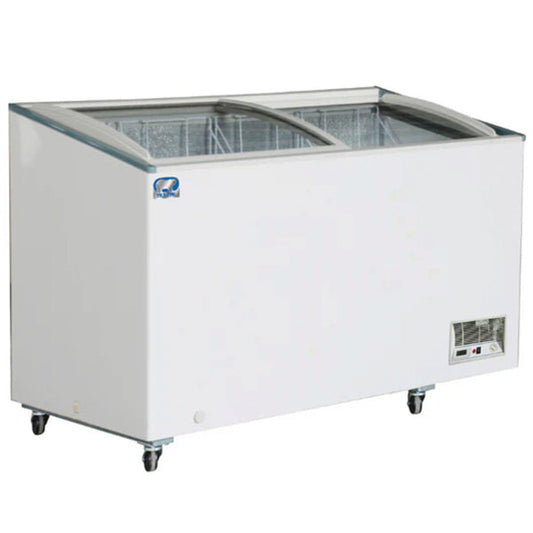 COLDZONE - F14.20FG GLASS CHEST FREEZER 55"