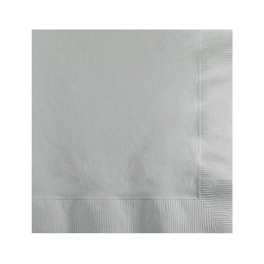 UNIQUE - 20PK SILVER LUNCH NAPKINS EA