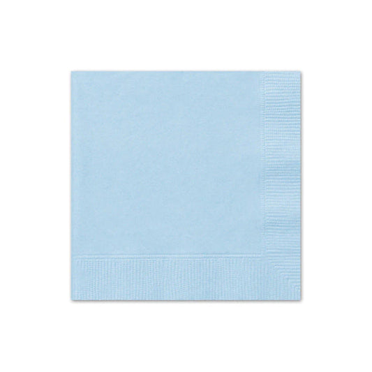 UNIQUE - POWDER BLUE BEV NAPKINS EA