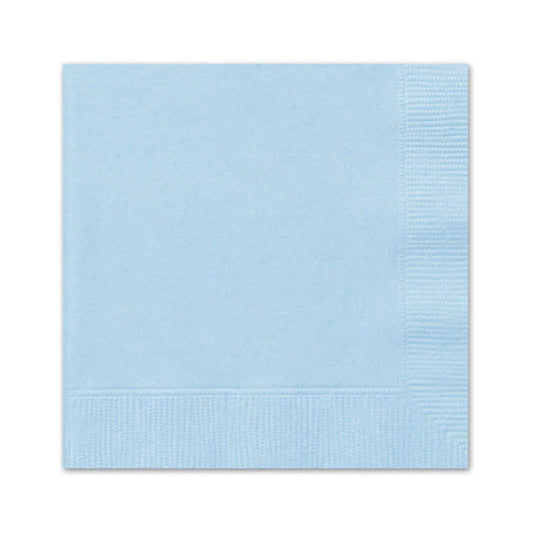 UNIQUE - POWDER BLUE LUNCH NAPKINS EA