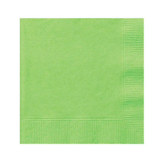UNIQUE - LIME GREEN LUNCHEON NAPKIN 20EA