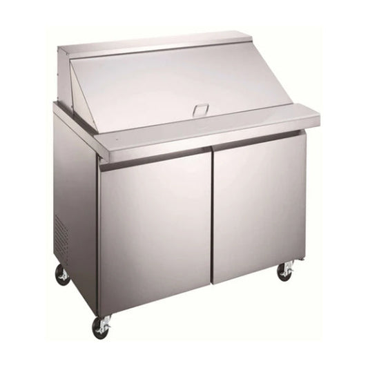 CANCO - 36" DOUBLE DOOR MEGA TOP  REFRIGERATED SANDWICH PREP T EA