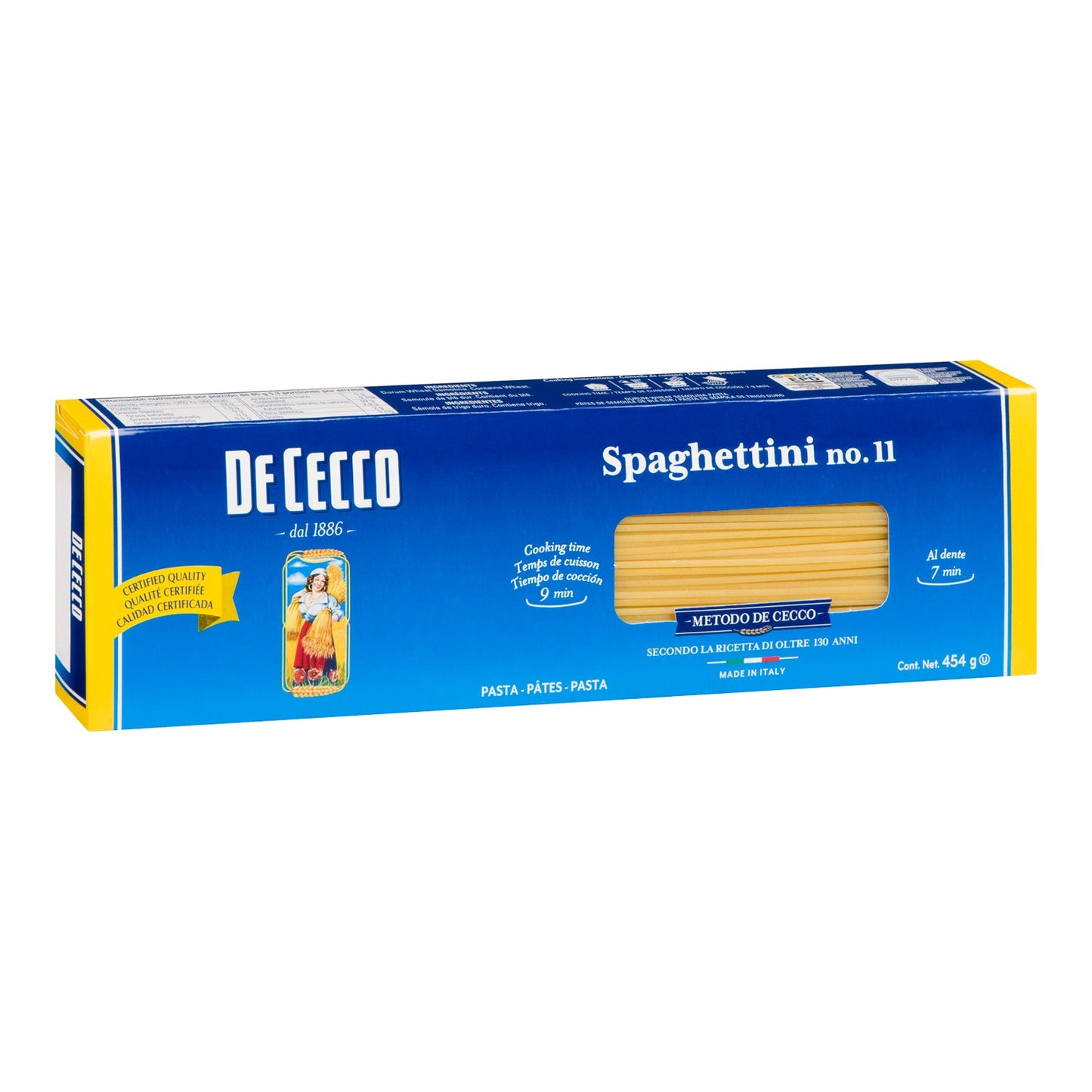 DE CECCO - #11 SPAGHETTINI 20x454 GR