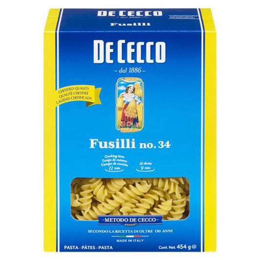DE CECCO - #34 FUSILLI 454GR