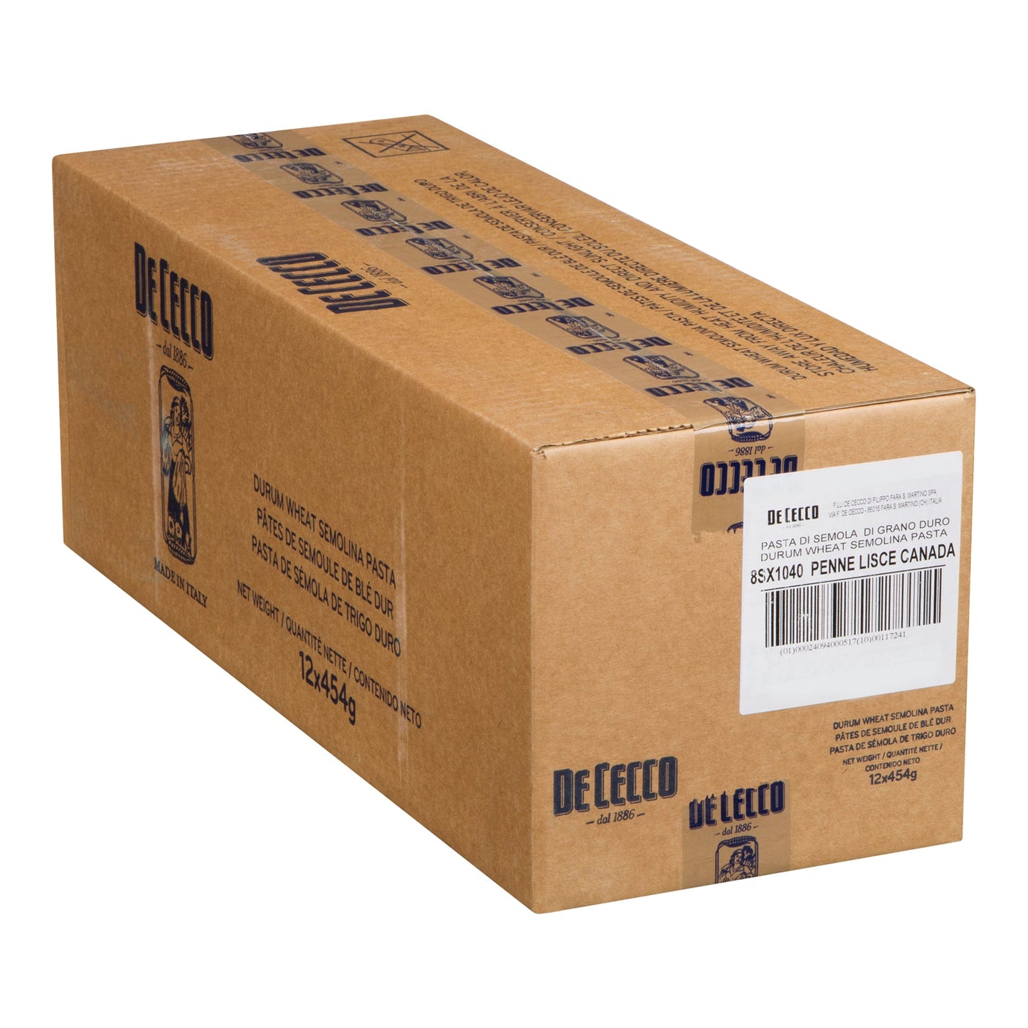 DE CECCO - #40 PENNE LISCE 12x454 GR