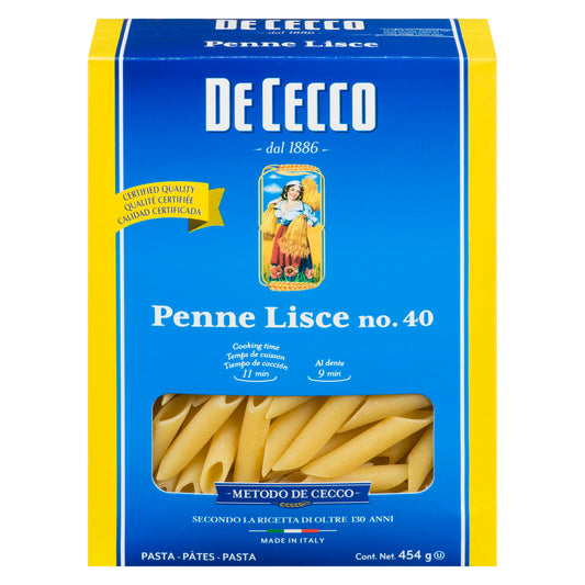 DE CECCO - #40 PENNE LISCE 454GR