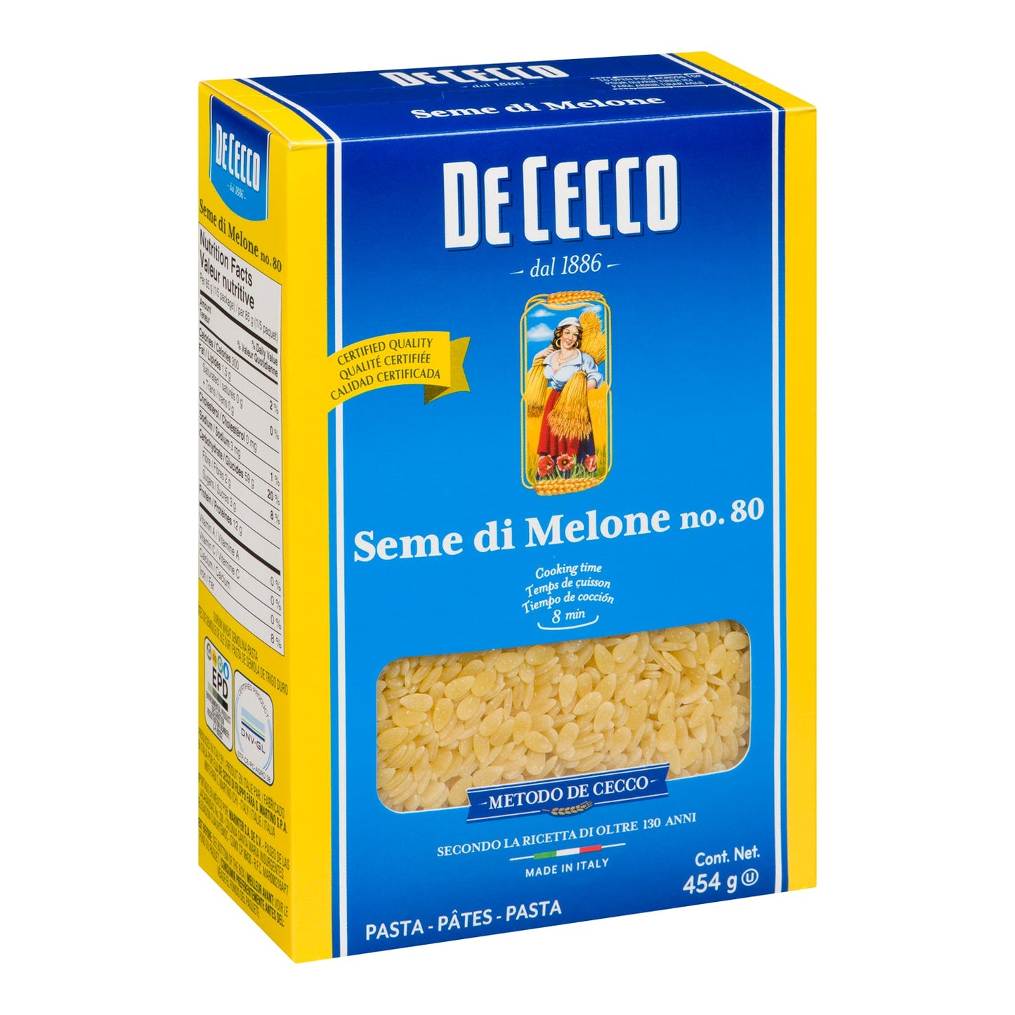DE CECCO - #80 SEMI DI MELONE 20x454 GR