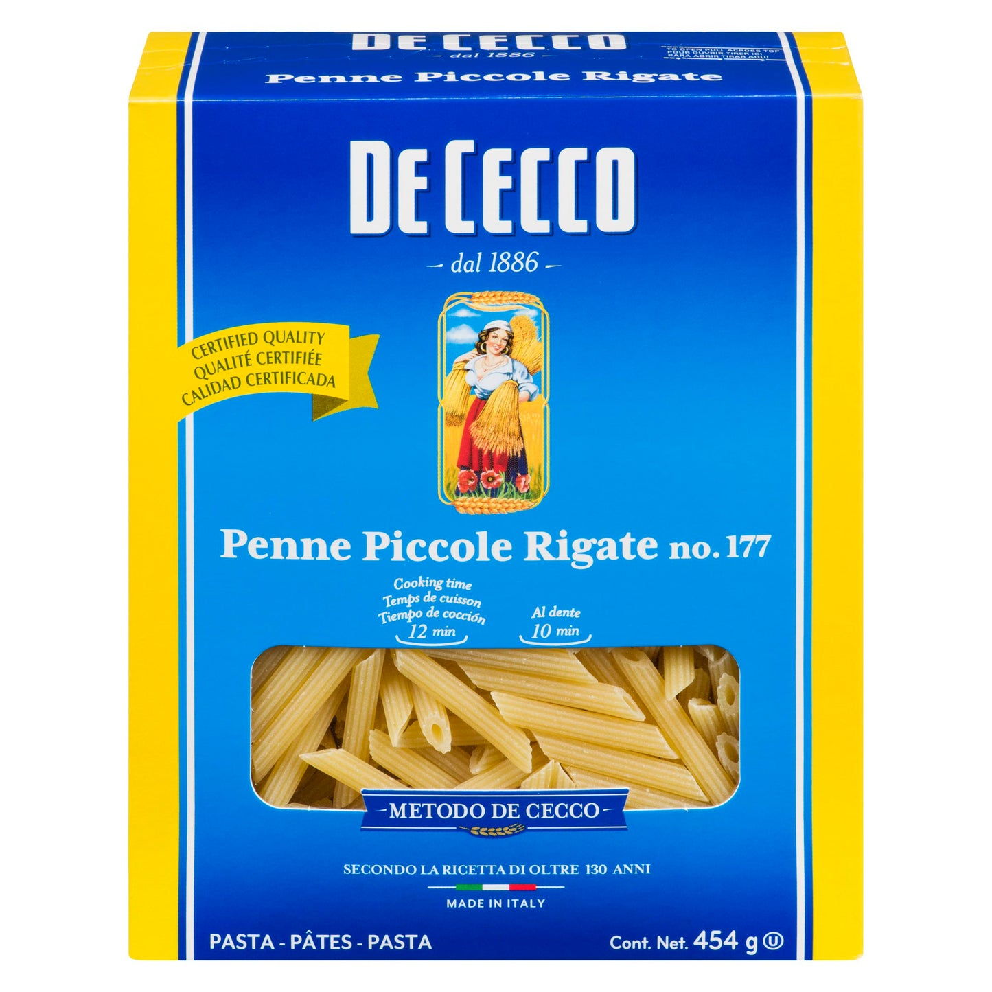 DE CECCO - #177 PENNE PICCOLE RIGATE 454GR