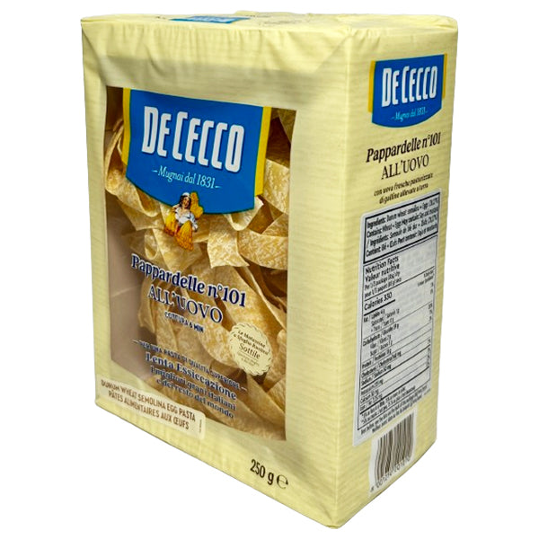 DE CECCO - #101 PAPPARDELLE ALL UOVO 250GR