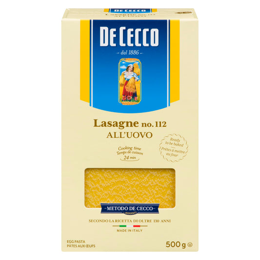 DE CECCO - #112 LASAGNA TIMBALLO 500GR