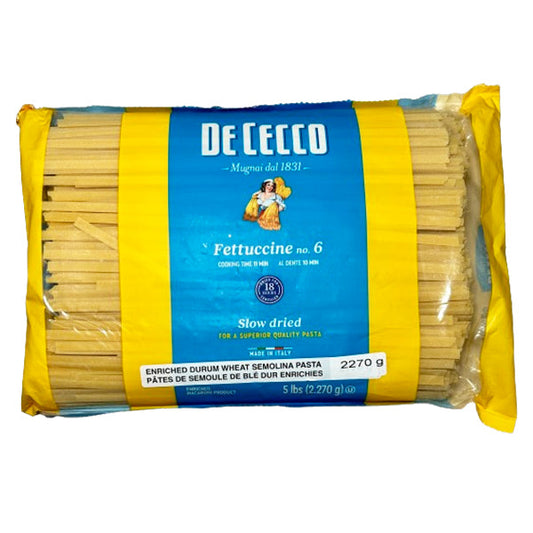 DE CECCO - #6  FETTUCCINE 4x5LB