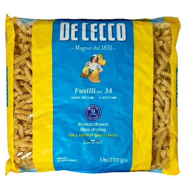 DE CECCO - #34 FUSILLI 4x5LB