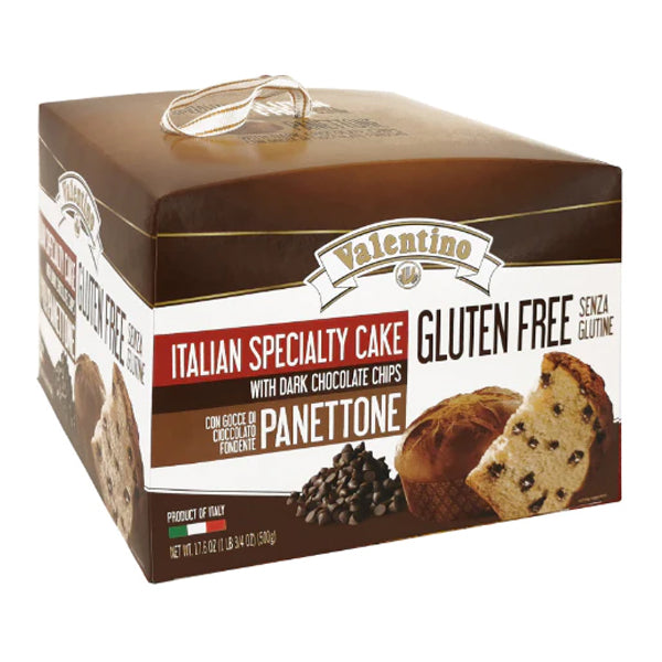 VALENTINO - GLUTEN FREE PANETTONE WITH CHOCOLATE CHIPS 500GR