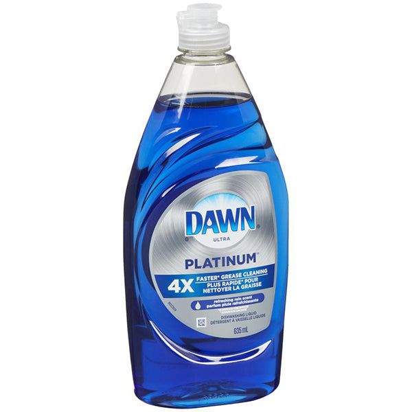 DAWN ULTRA - PLATINUM RAIN SCENT DISHWASHING LIQUID 635ML