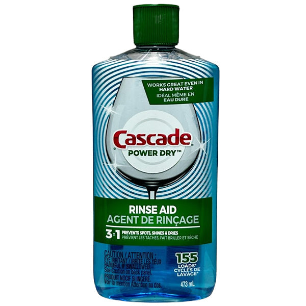 CASCADE - POWER DRY RINSE AID 473ML