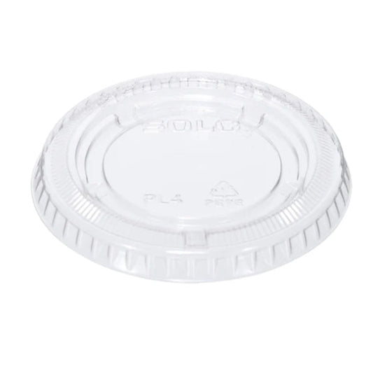 DART - CLEAR PLASTIC LID 3.25-5.5 PORTION CUPS 125EA