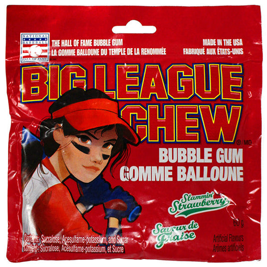 BIG LEAGUE - CHEW STRAWBERRY 12x60 GR