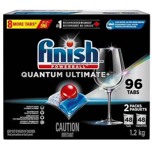 FINISH - QUANTUM ULTIMATE DISHWASHER DETERGENT 96EA