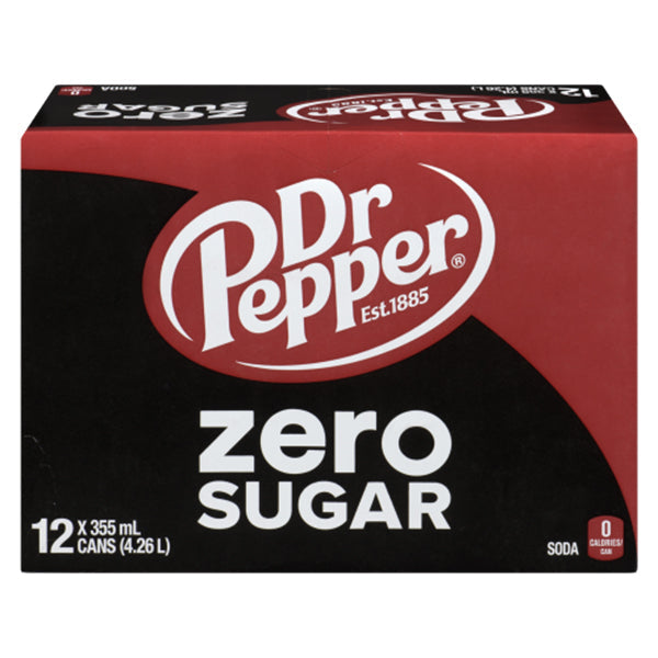 DR PEPPER - ZERO SUGAR 12x355ML