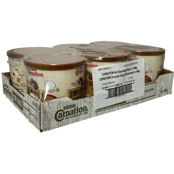 CARNATION - HOT CHOCOLATE SIMPLY 6x400 GR
