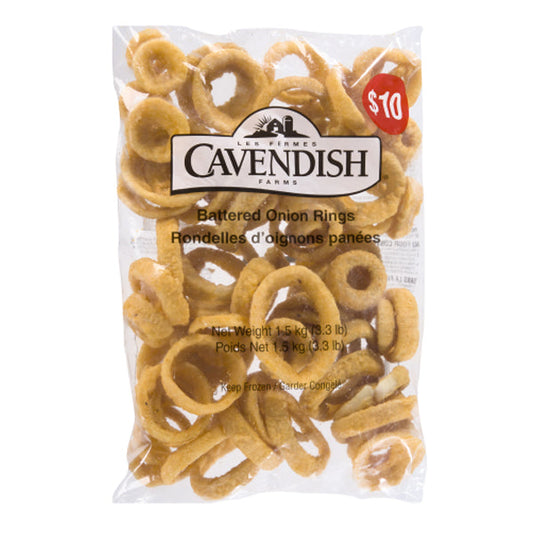 CAVENDISH - 1/2 CRISPY TEMPURA ONION RINGS 1.5KG
