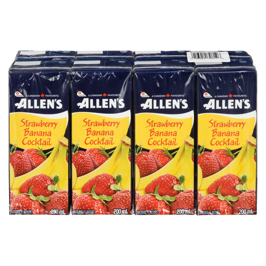 ALLENS - TETRA STRAW BANANA 8x200ML