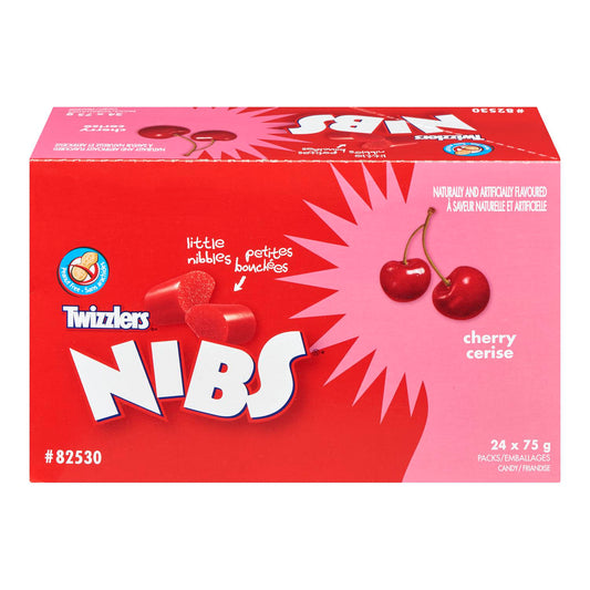 2TWIZZLERS - TWIZZLERS NIBS CHERRY 24x75 GR